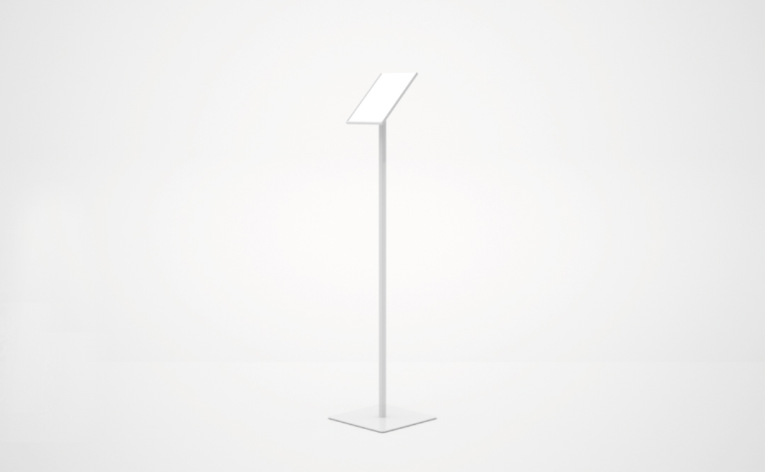 A5キャプションスタンド｜金属加工を生業とする埼玉県吉川市の町工場 有限会社山口製作所 オリジナルデザイン製品