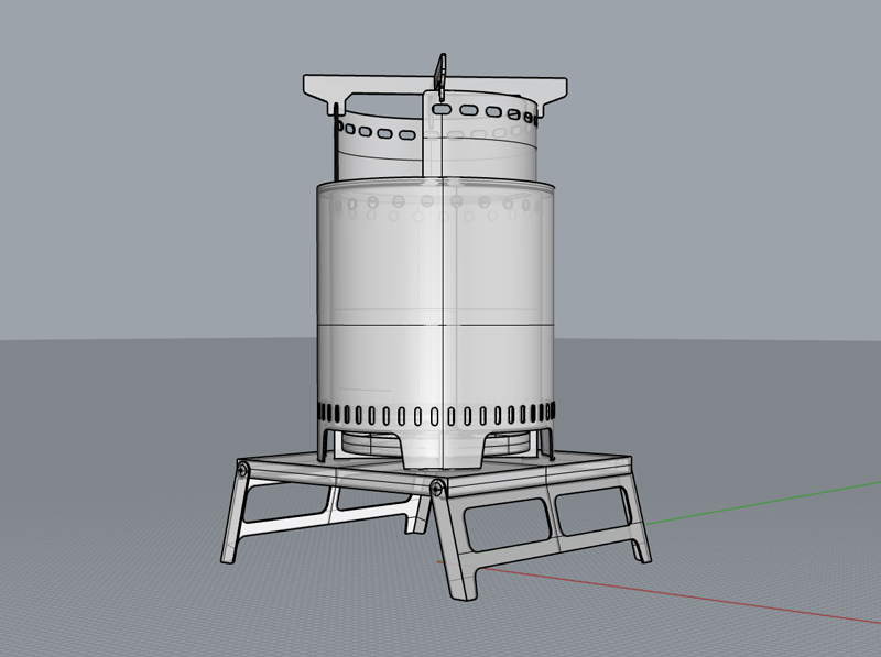 二次燃焼の焚火台HIBACHI｜埼玉県吉川市の町工場 有限会社山口製作所 オリジナルデザインキャンプ用品