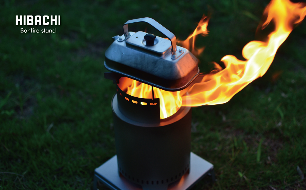二次燃焼の焚火台HIBACHI｜埼玉県吉川市の町工場 有限会社山口製作所 オリジナルデザインキャンプ用品