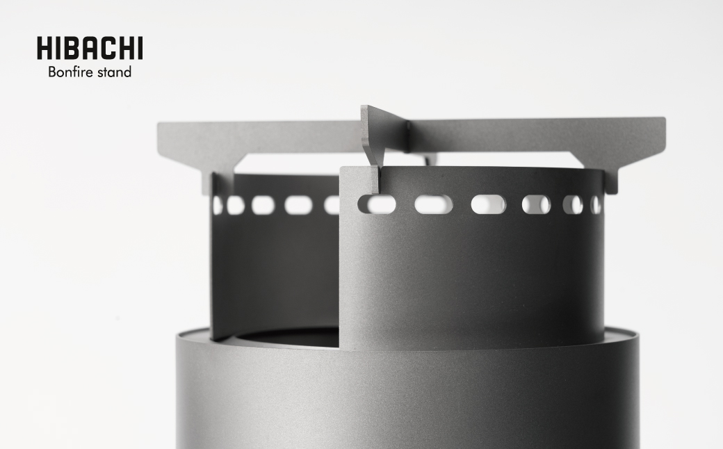 二次燃焼の焚火台HIBACHI｜埼玉県吉川市の町工場 有限会社山口製作所 オリジナルデザインキャンプ用品